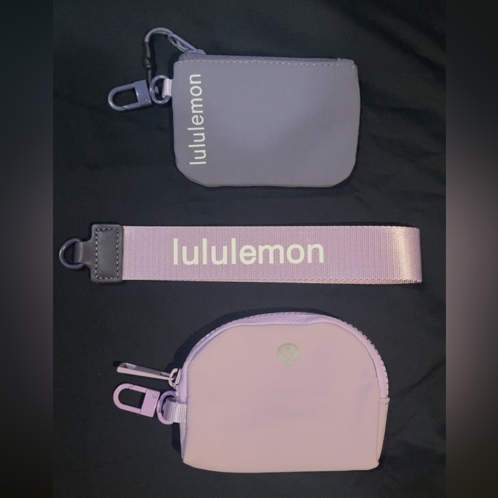 Lululemon Athletica Mini Bags Set in Purple and Pink